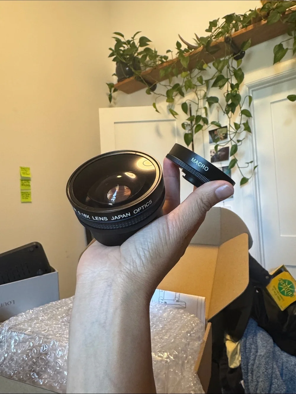 Nikon Black Telephoto Zoom Lens with Black Macro Adapter